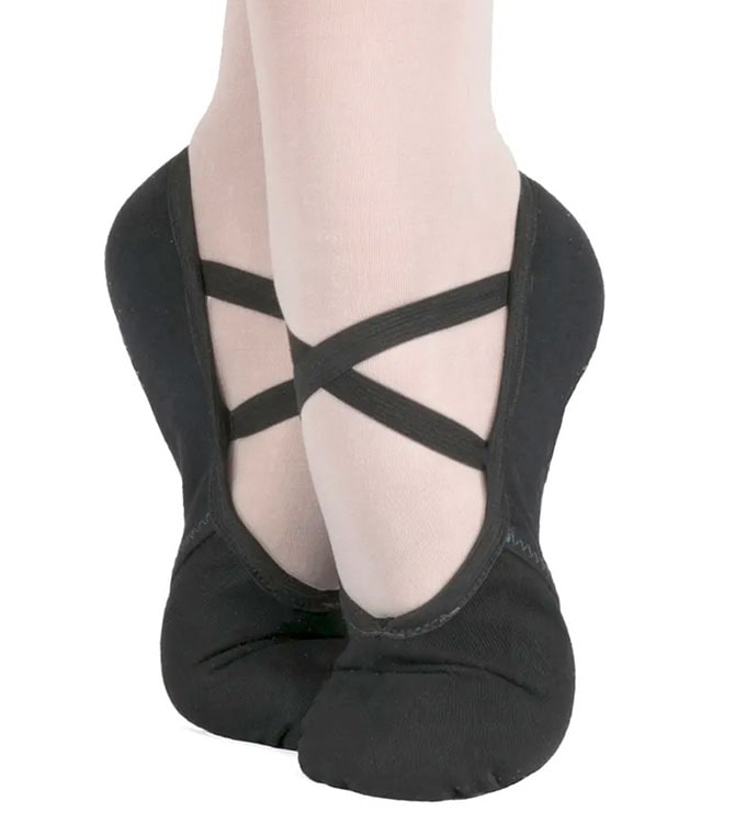 Sapatilha Ballet Meia Ponta Glove foot Em Lona com Cotton